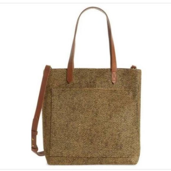 MADEWELL Transport Tote Calf Hair Leopard Bag - Picture 5 of 11